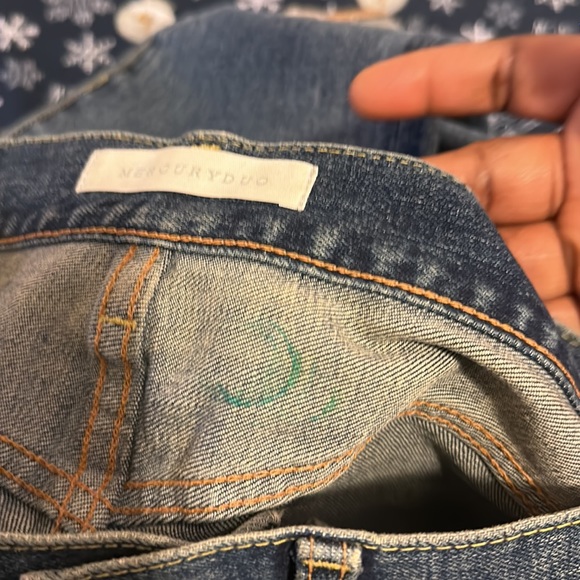 MERCURYDUO WOMENS JEAN SIZE 25 BLUE COLOR - Picture 3 of 12